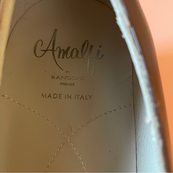 Amalfi by Rangoni Tamara brown leather lug platform loafers 38 - Picture 9 of 10